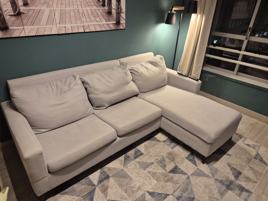 Sofá 3 lugares Conforama