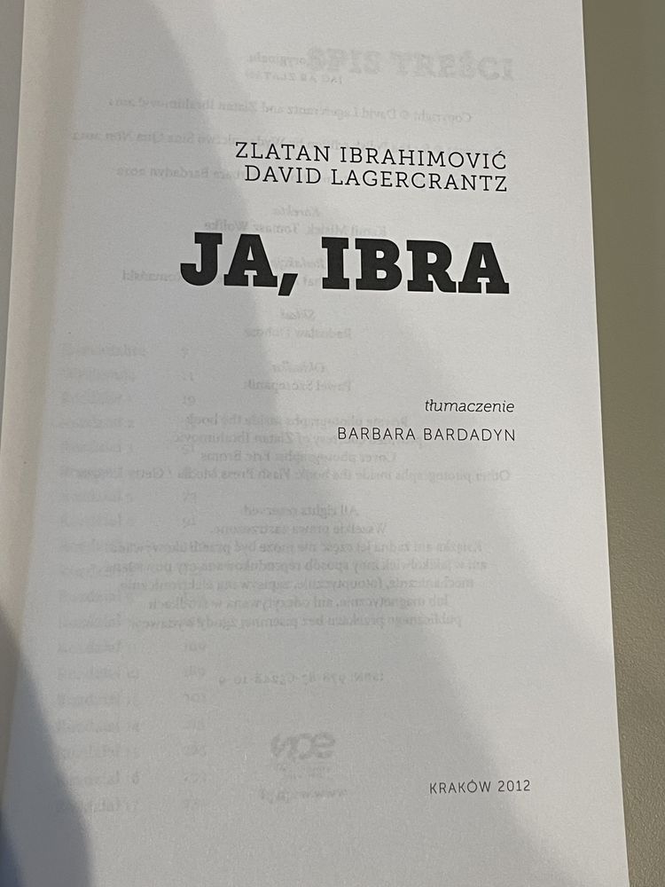 Ja, Ibra - biografia Zlatan Ibrahimović, nieuzywana