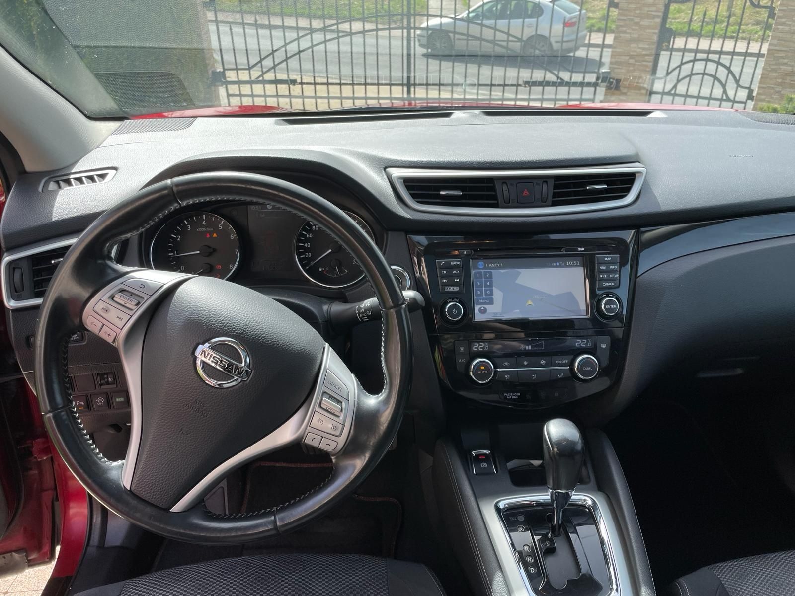 Nissan Qashqai II 2015 zarejestrowany, automat, panorama, nawigacja,