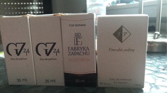Perfum perfumy pojemnosci 30/35  ml  polecam