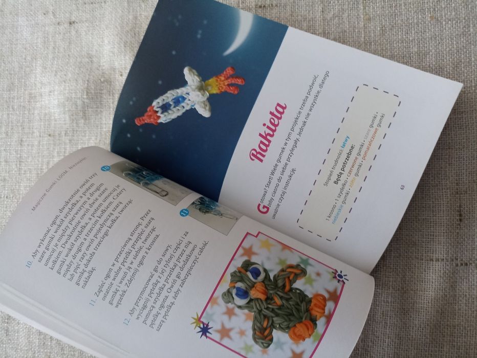 Magiczne gumki loom Dla zaawansowanych
Niezwykłe! 
Dla zaawansowanych