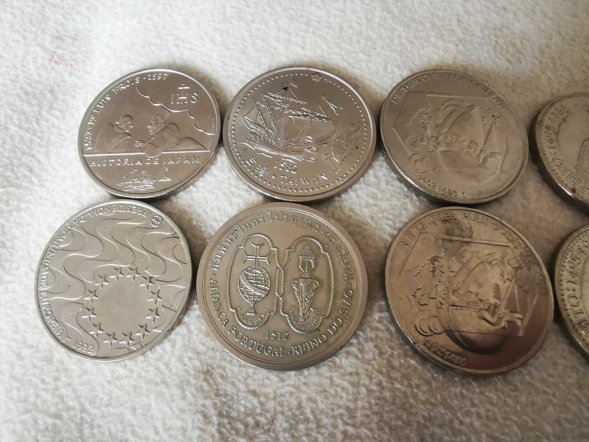 12 moedas de 200 escudos comemorativas do tempo dos descobrimentos