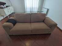 Sofá cama, castanho claro, em bom estado