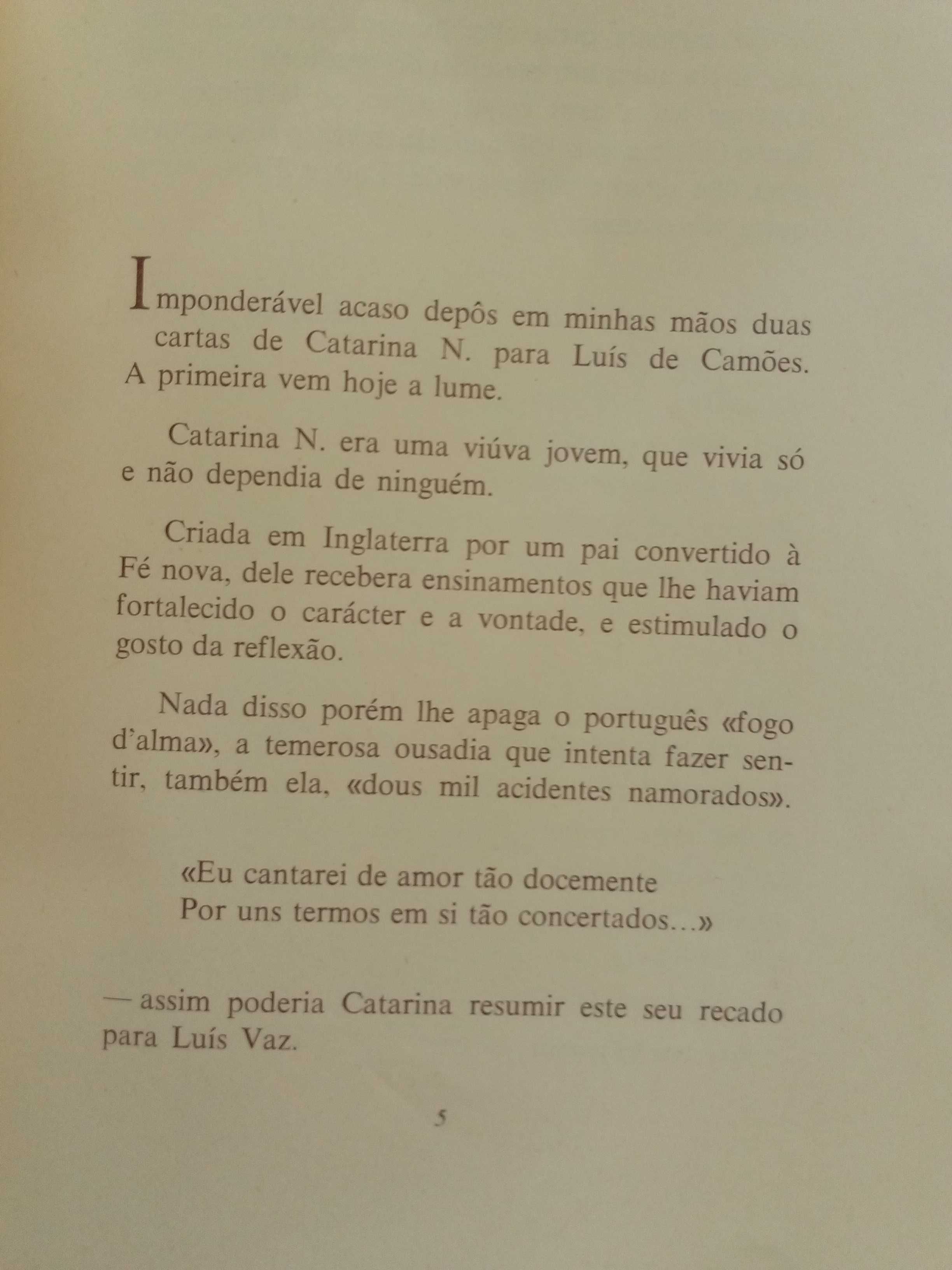 Isabel da Nóbrega - “Uma carta de amor” (a Luís de Camões)