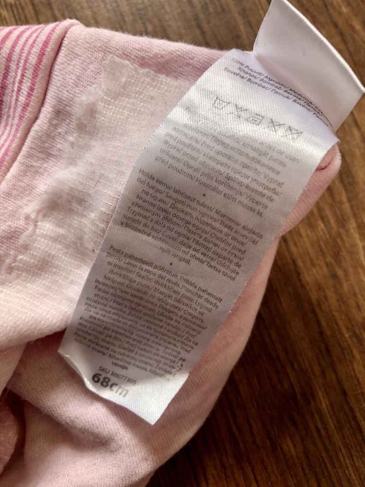 Czapeczka z uszami wiosna lato jesień 68
