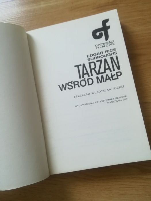 Książka Tarzan wśród małp