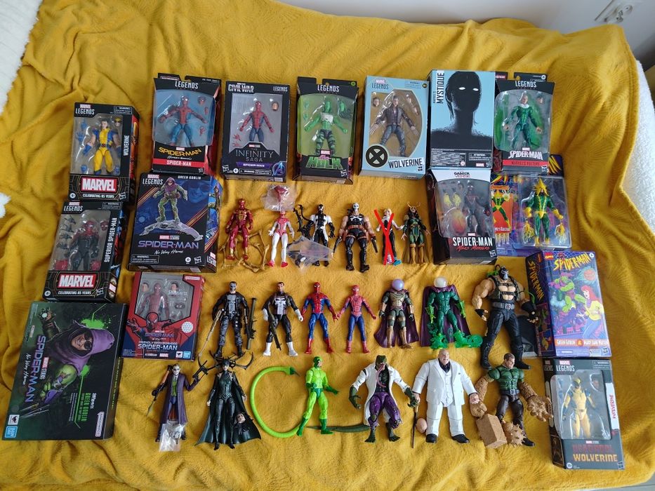 Marvel Legends SpiderMan Mcfarlane ShF Bandai Kingpin Lizard Mysterio