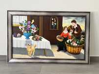 Quadro pintado a óleo
