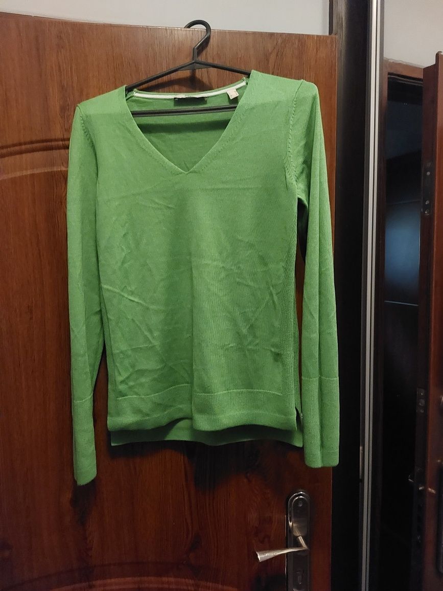 Sweter zielony S