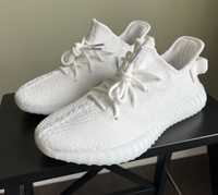 Оригинальные кроссовки Yeezy 350 V2 cream white.