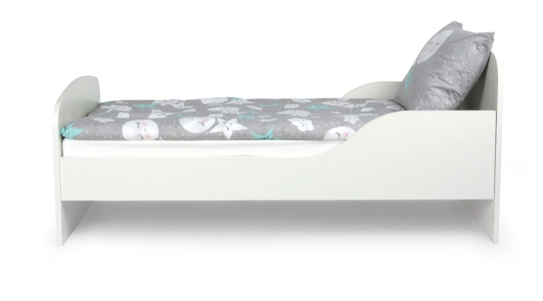 Łóżko dziecięce, dla dziecka Leomark White 76 x 144 cm biały