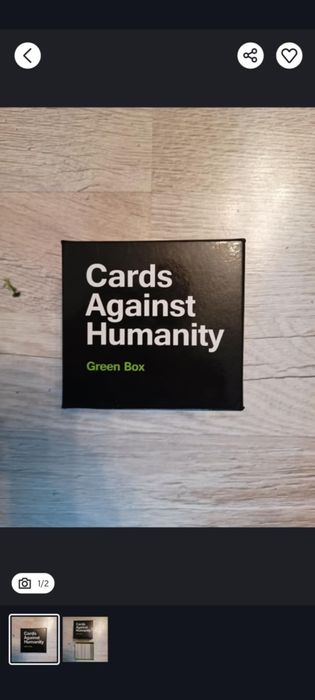 Cards Against Humanity Green Box gra karciana