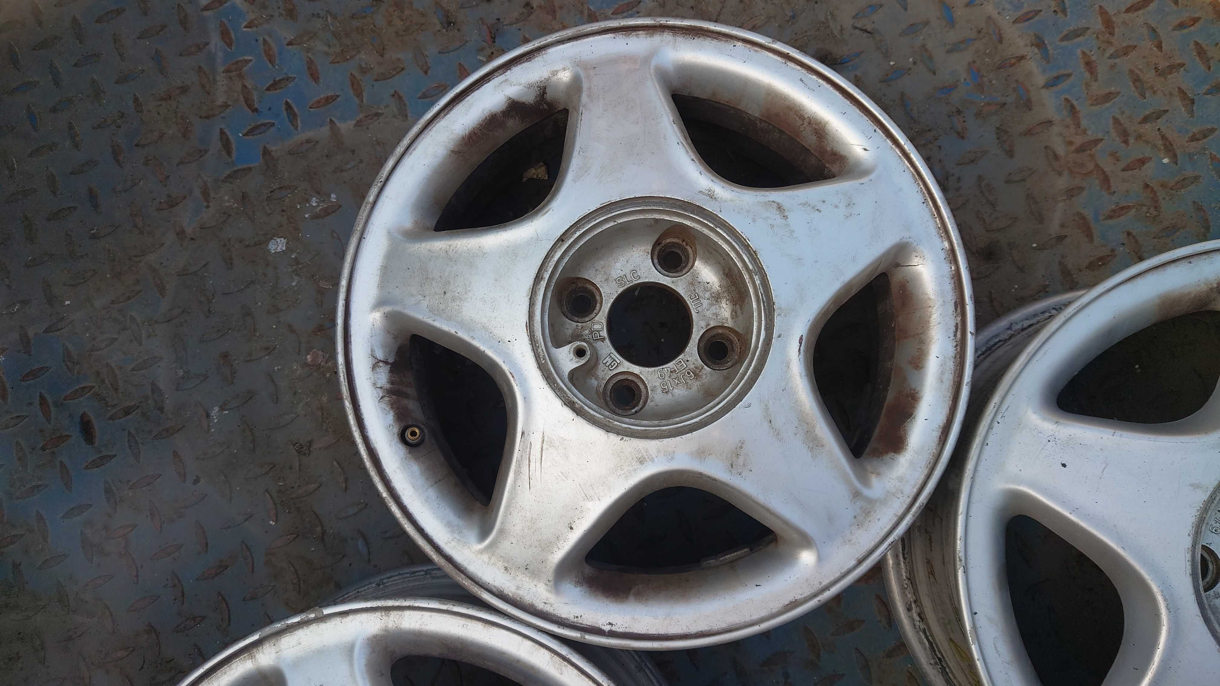 Opel Felgi Aluminiowe Alusy Alufelgi 15' 15 Cali 4x100