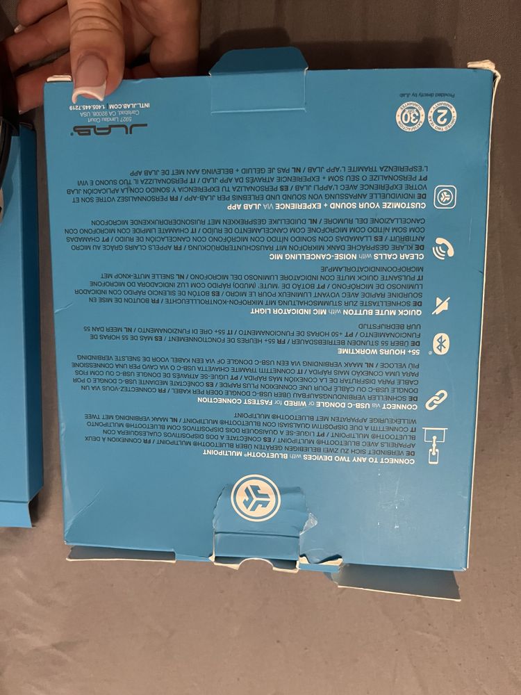 Słuchawki bezprzewodowe z mikrofonem JLab Go Work Wireless