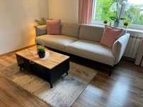Sofa 3-osobowa ÄPPLARYD, Lejde jasnoszary IKEA