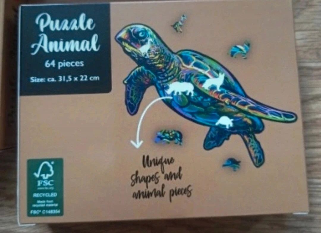 Zestaw puzzli Animal( 6 opakowań)