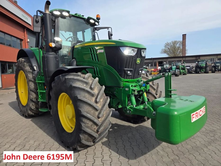 John Deere 6195M  JD 6195M - PREMIUM! Od dealera! DEMO 2024! GWARANCJA! GPS, LED, TUZ
