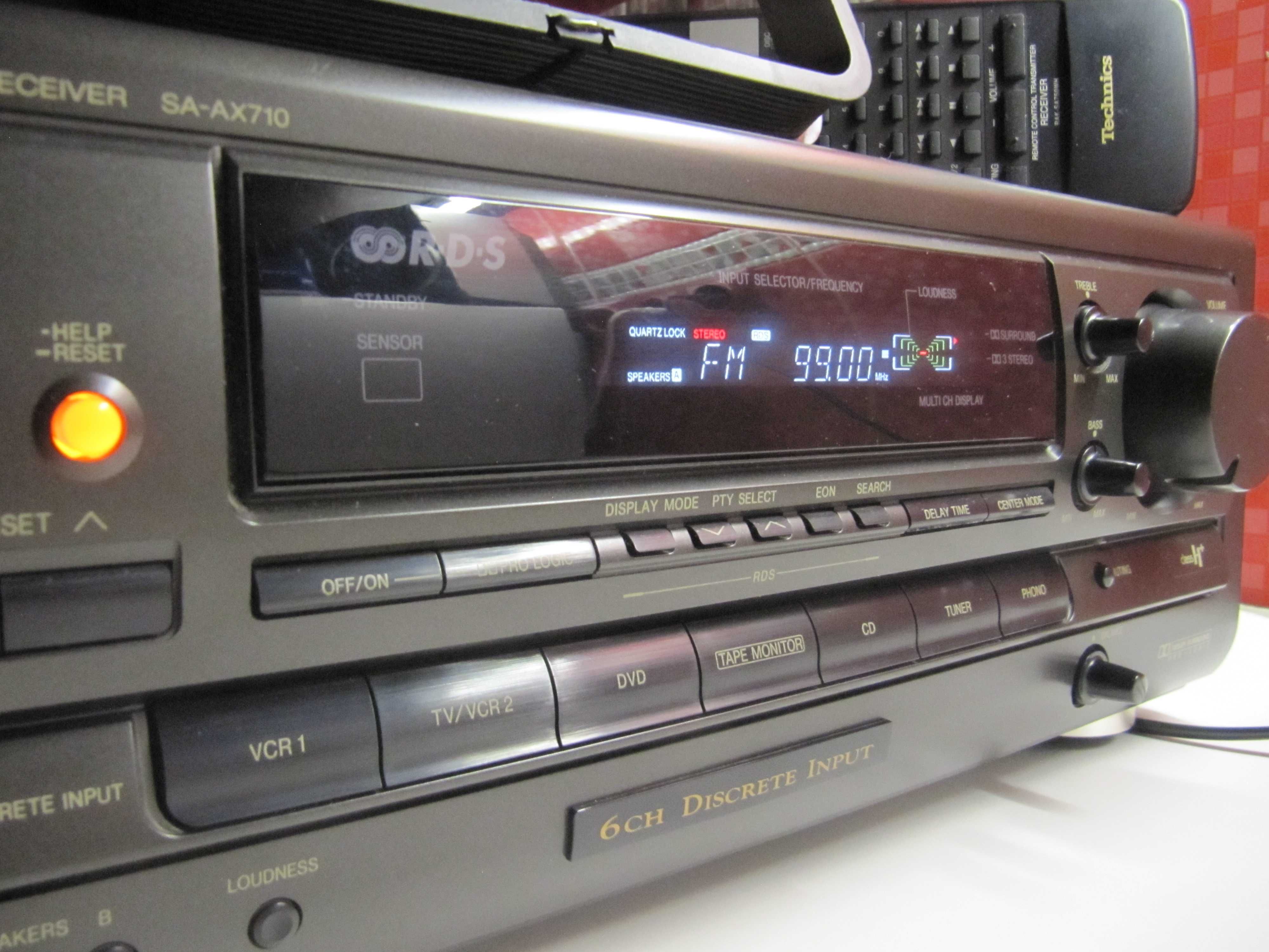 SUPER Усилитель/Тюнер TECHNICS SA-AX710 Hi-End AV Receiver Class «Н+»