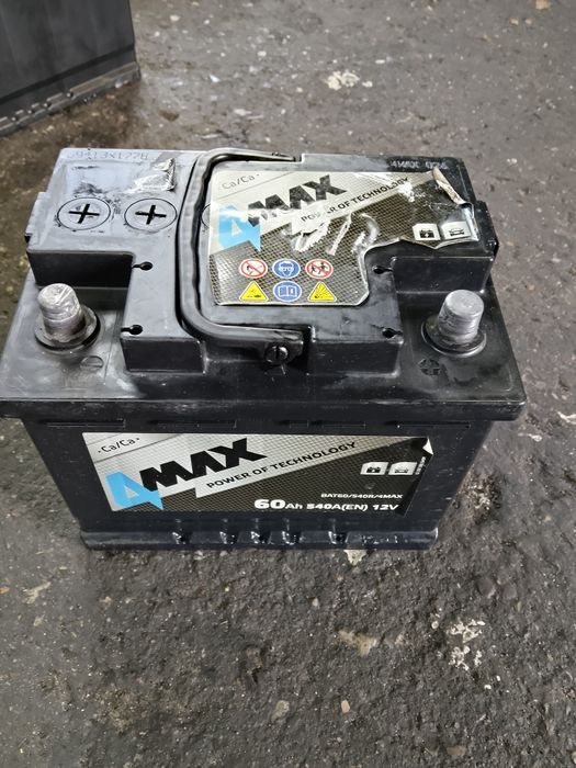 Akumulator 4Max  60ah 540a sprawny Naladowany