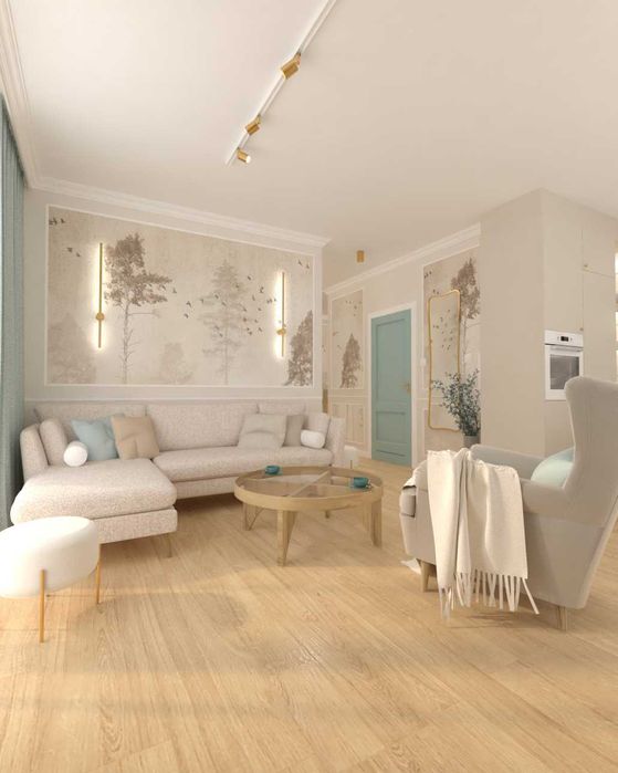 Projekt wnętrz aranżacja wizualizacje 3D projektant wnętrz architekt
