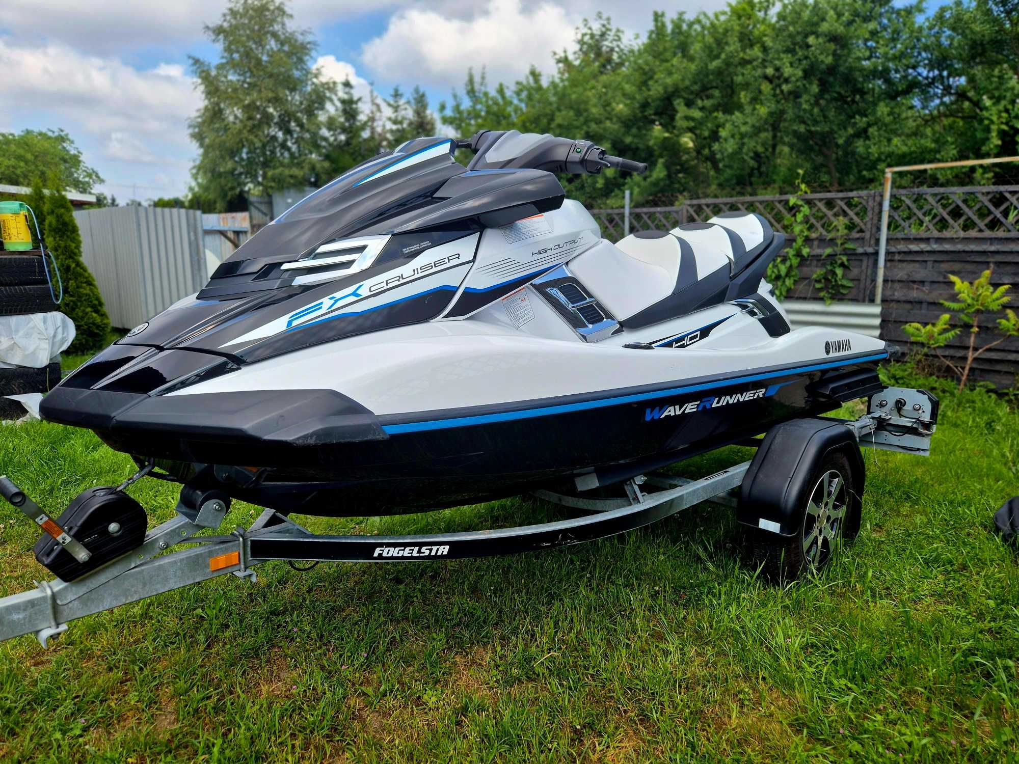 Skuter wodny 2018 Yamaha FX HO Cruiser 1.8 180 KM 104 Mth  Przyczepka