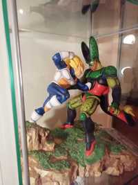 Estatua em resina de super vegeta vs cell segunda forma da VKH