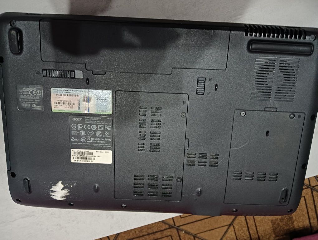 Portátil Acer aspire 5737Z