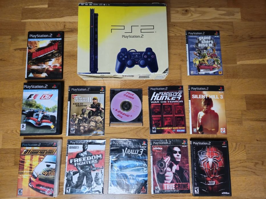 PlayStation 2 + zestaw gier