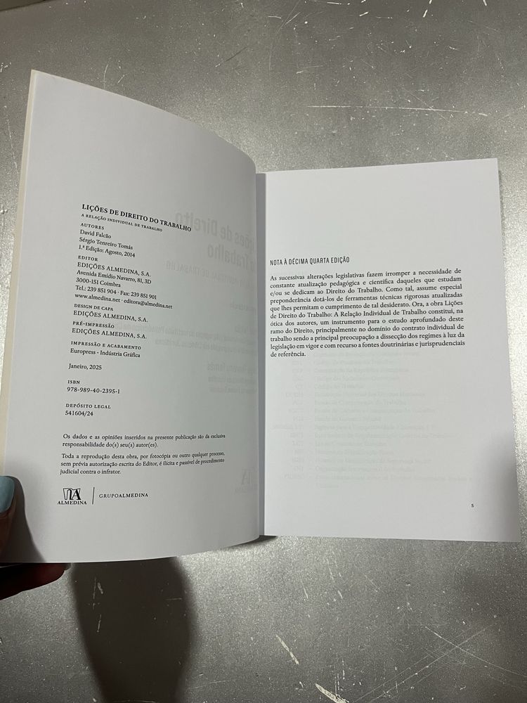 Livro Direito do Trabalho