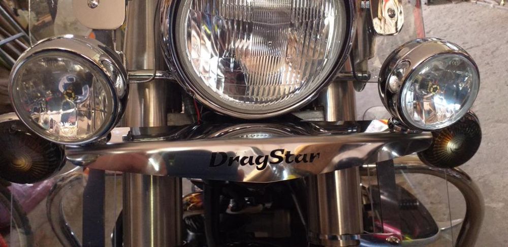 Lightbar lampy poprzeczka Yamaha Drag Star Dragstar V-Star 650, 1100