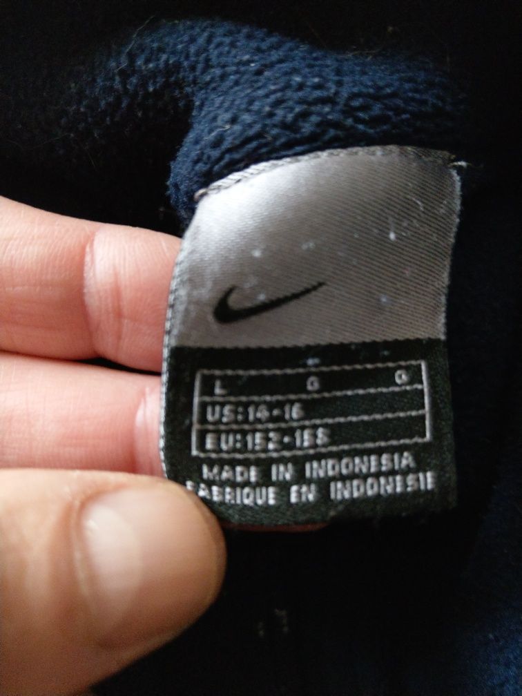 vintage bluza polarowa mlodziezowa Nike central haft logo(unisex)