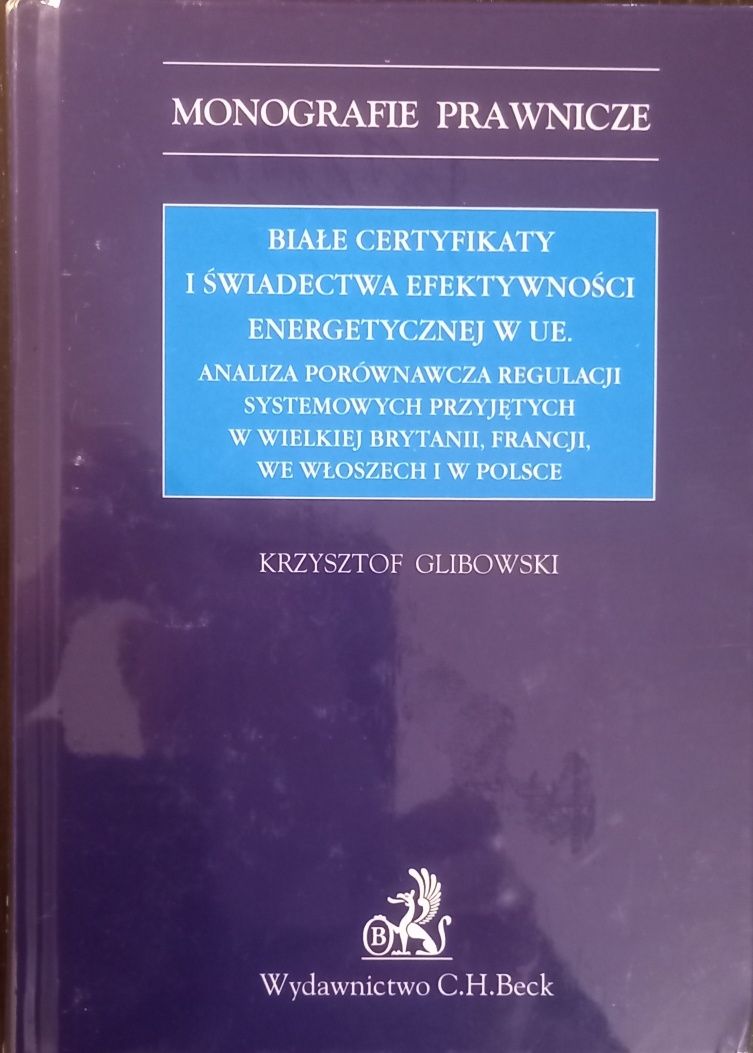 Białe certyfikaty i świadectwa efektywności energetycznej w UE - NOWA