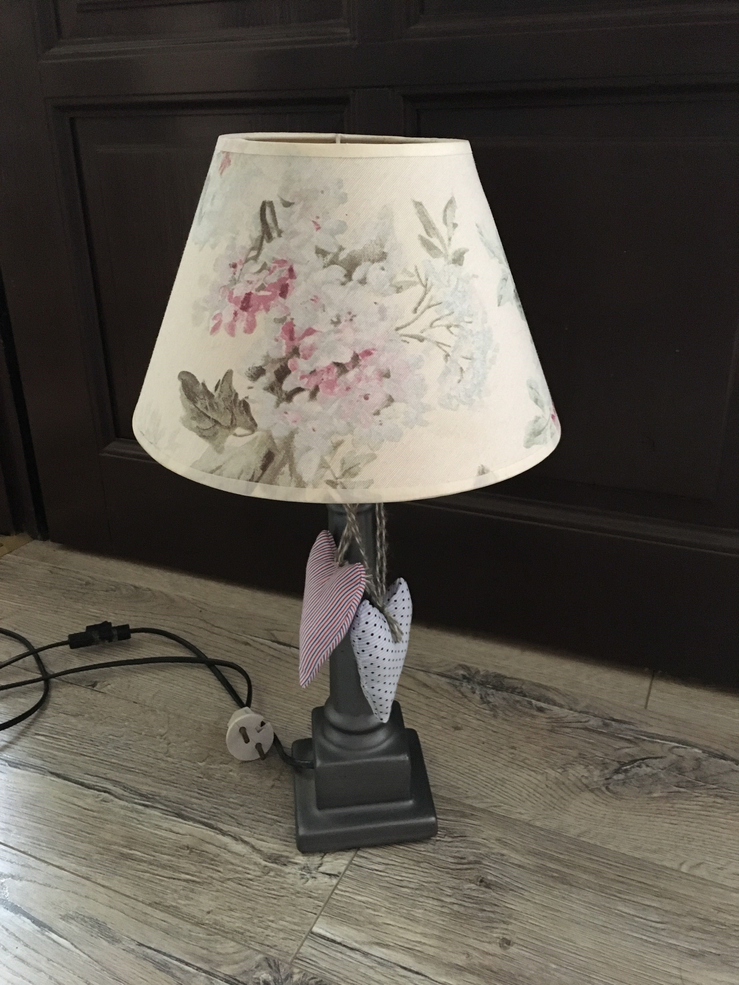 Lampka ceramiczna (boho, shabby chic, Home, prowansalski styl)