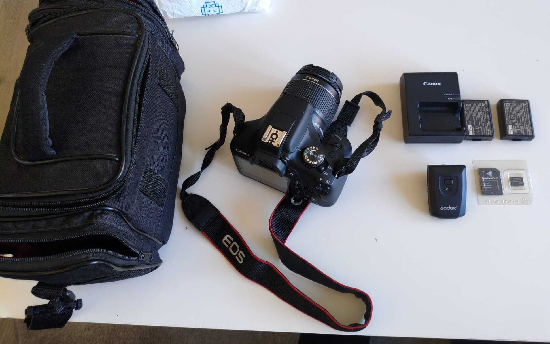 Canon EOS Rebel T7 Usada com Acessórios - Excelente Estado