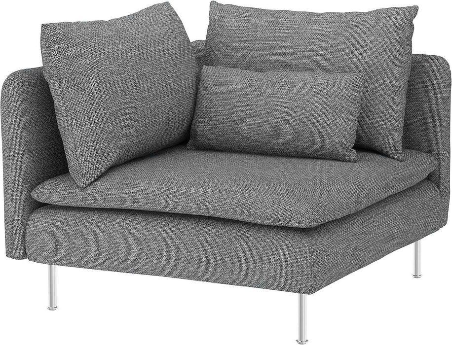 Zestaw Pokryć SÖDERHAMN, Lejde szary/czarny, Ikea