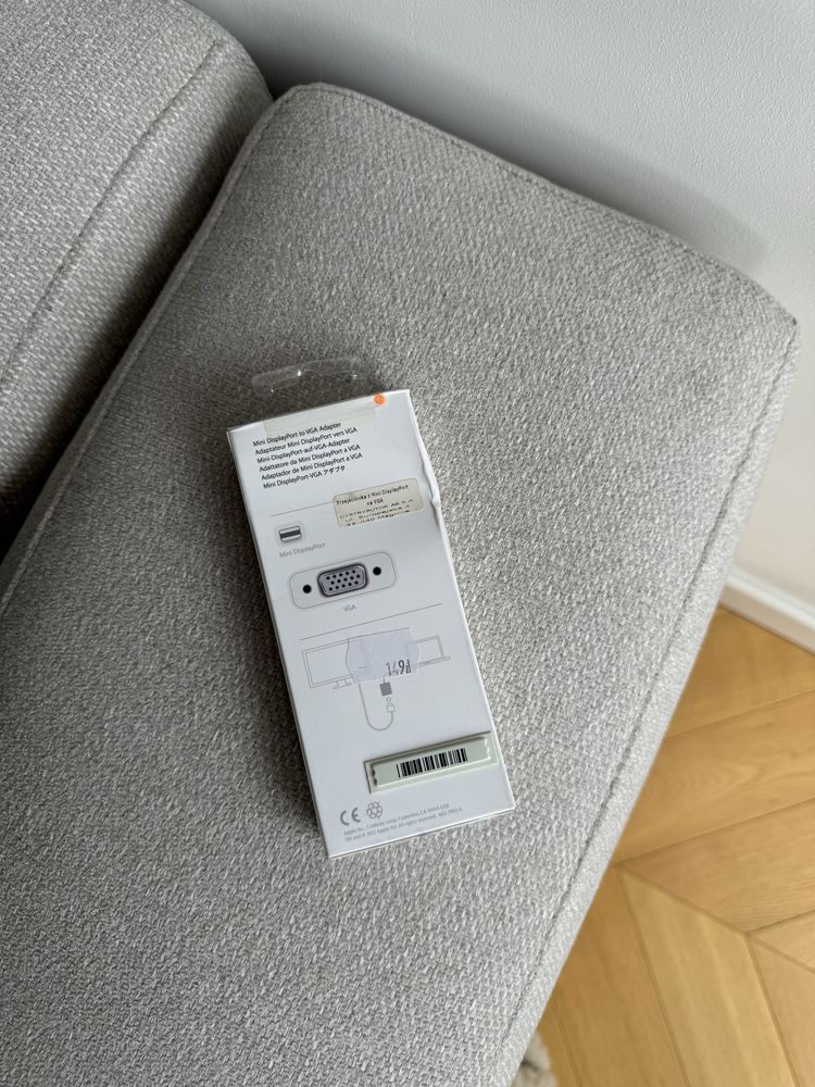 Apple oryginalna nowa przejściówka Mini DisplayPort to VGA Adapter