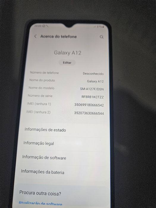 Vendo samsung A12