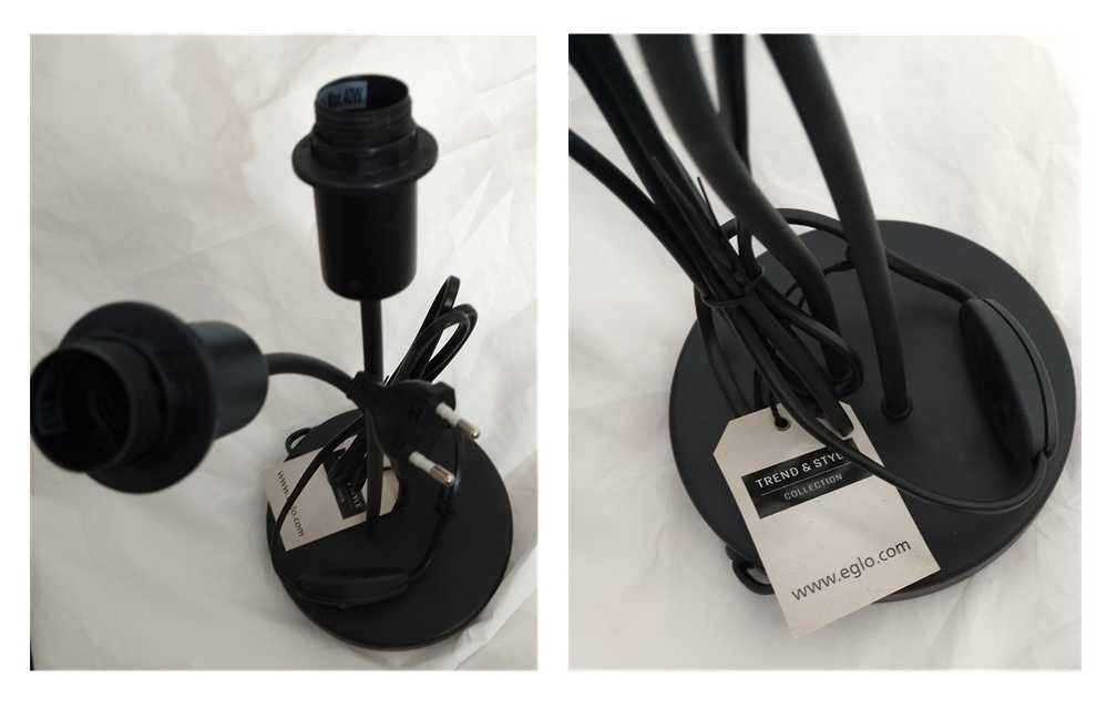 Eglo wrington candeeiro de mesa, preto (317)