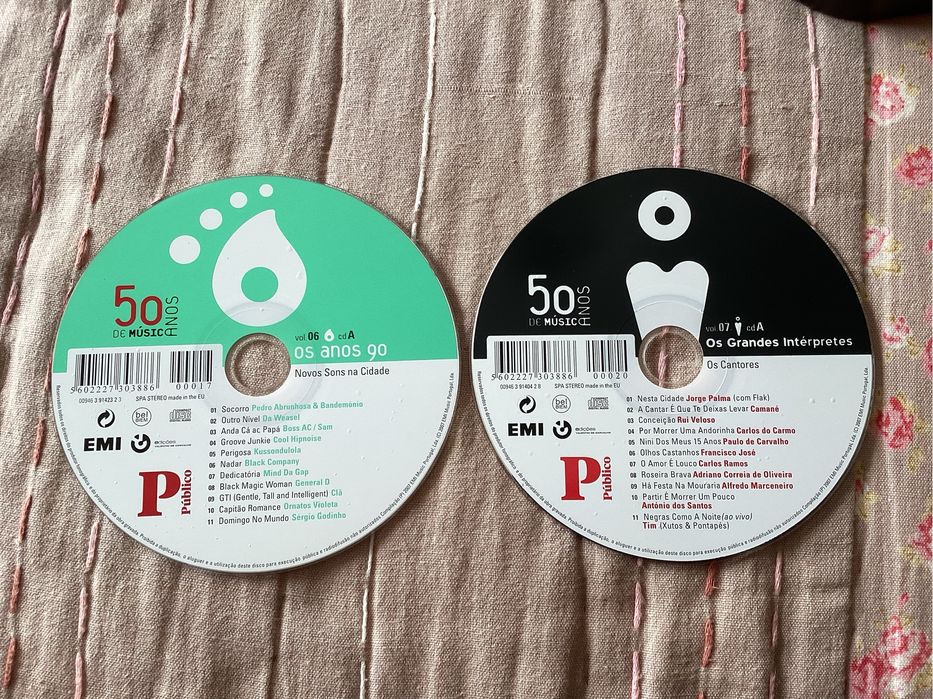 8 CD’s Música Portuguesa