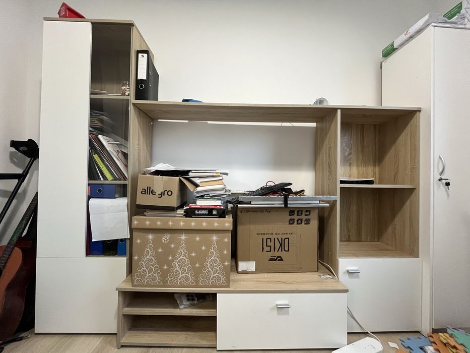 Mebloscianka bialy front / dab sonoma