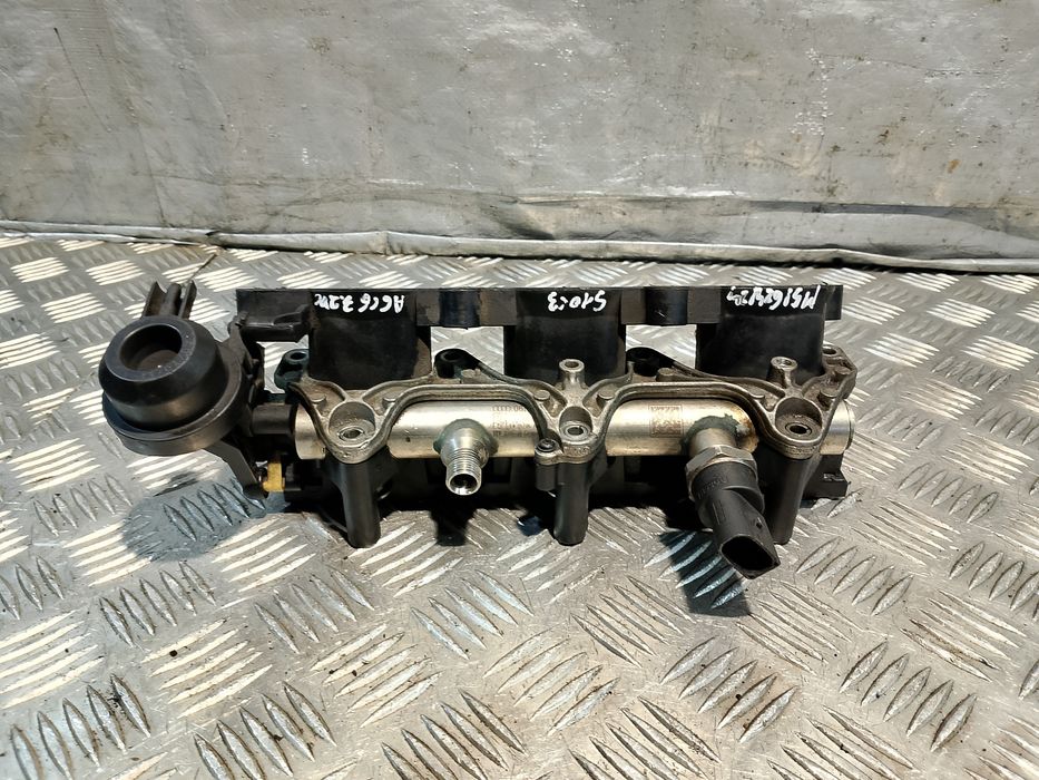 Kolektor Ssący + Listwa Wtryskowa Audi A6 C6 3.2 V6 06E133109H