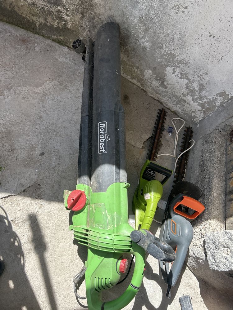 Motosserras pra folhas e soprador de folhas