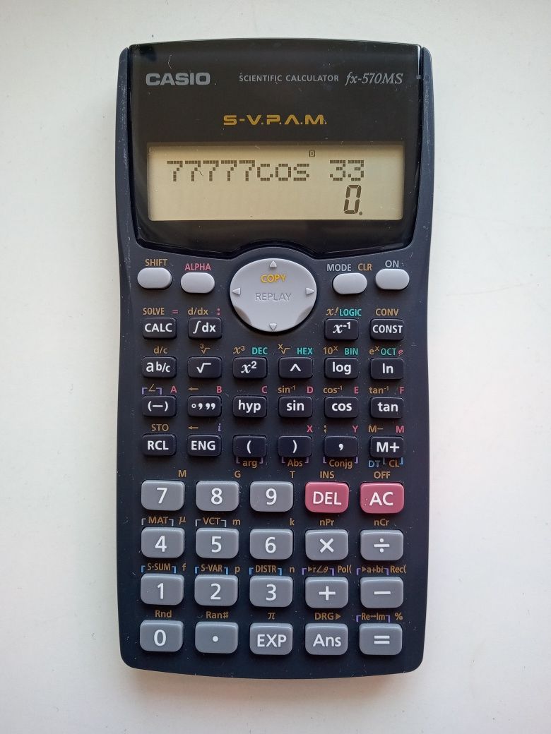 Casio 570MS научный калькулятор