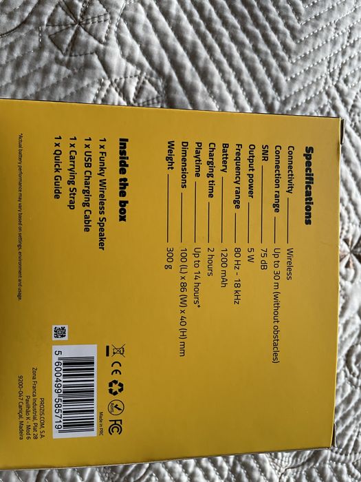 Coluna som wireless Prozis Funky