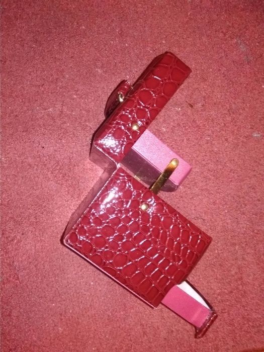 подарок новый органайзер украшений чемодан кейс сундук бордовый