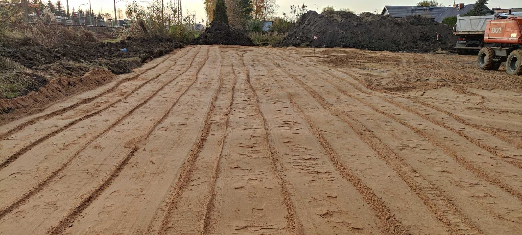 Usługi koparko ładowarką, prace ziemne, zasypki fundamentów, wywrotka