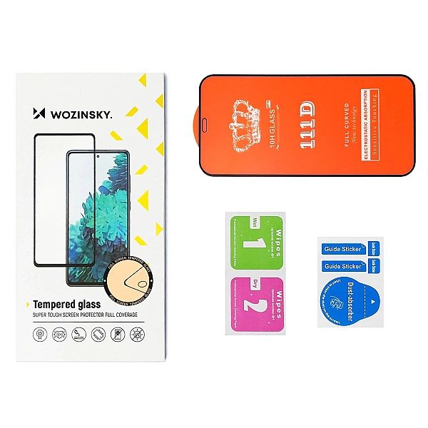 Wytrzymałe szkło hartowane Wozinsky Full Glue do Motorola G73 na cały
