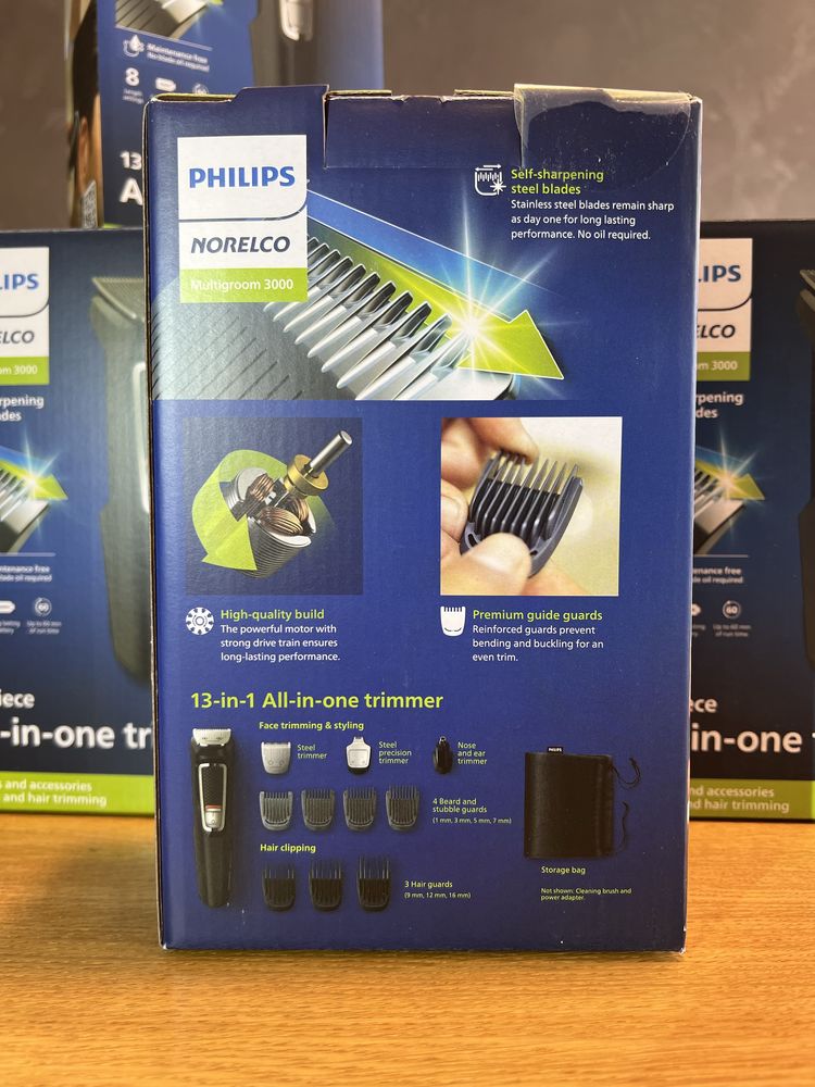 Універсальний триммер Philips Multigroom 3000 з 13 позиціями