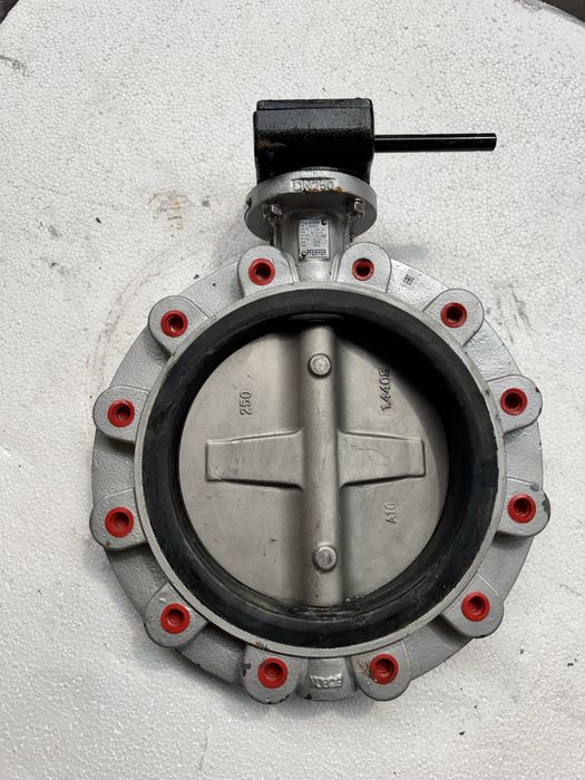 Przepustnica motylkowa, kołnierzowa, klapa Pfeiffer DN250