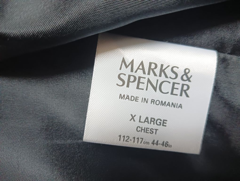 Jak nowa męska welurowa kurtka M&S marynarka XL/XXL 100% bawełna tweed